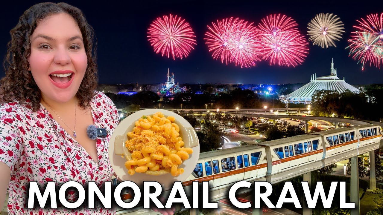 Disney World Monorail Crawl: Dining & Fireworks Without a Park Ticket