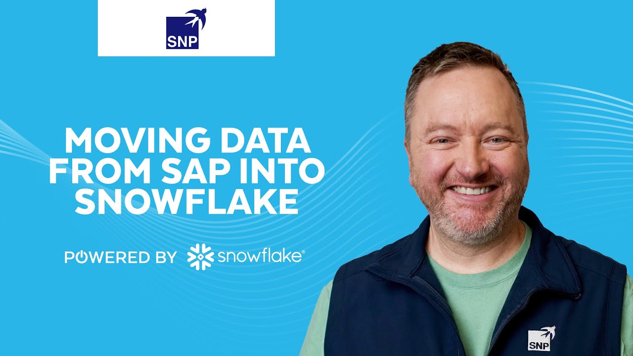 Moving Data Into Snowflake From SAP NetWeaver Using SNP Glue Connector