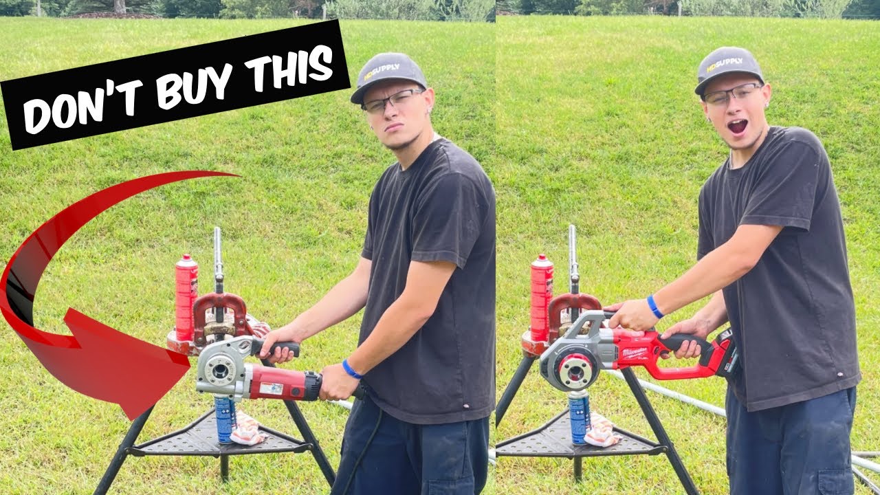 Gas Piping Made Easy: Milwaukee M18 Cordless Threader & TopTes PT520B+ Review