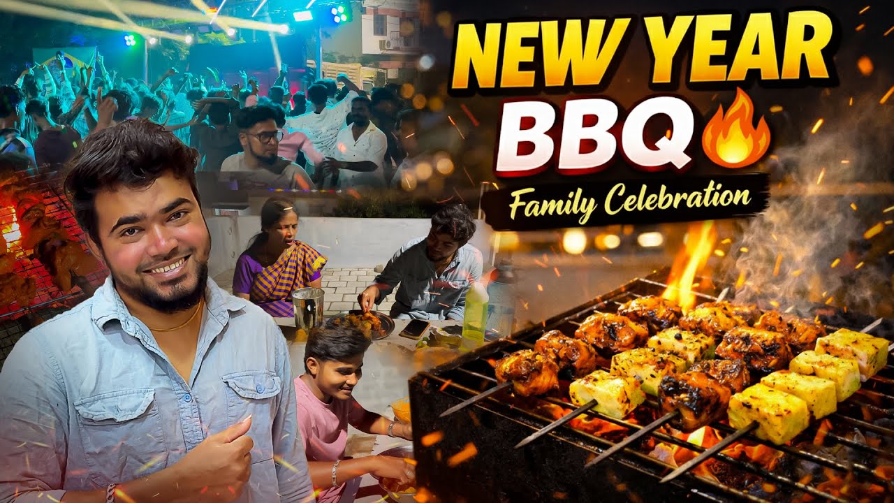 2026 New Year Celebration 🎆 Family Terrace BBQ & Thoothukudi Carols | Tamil Vlog