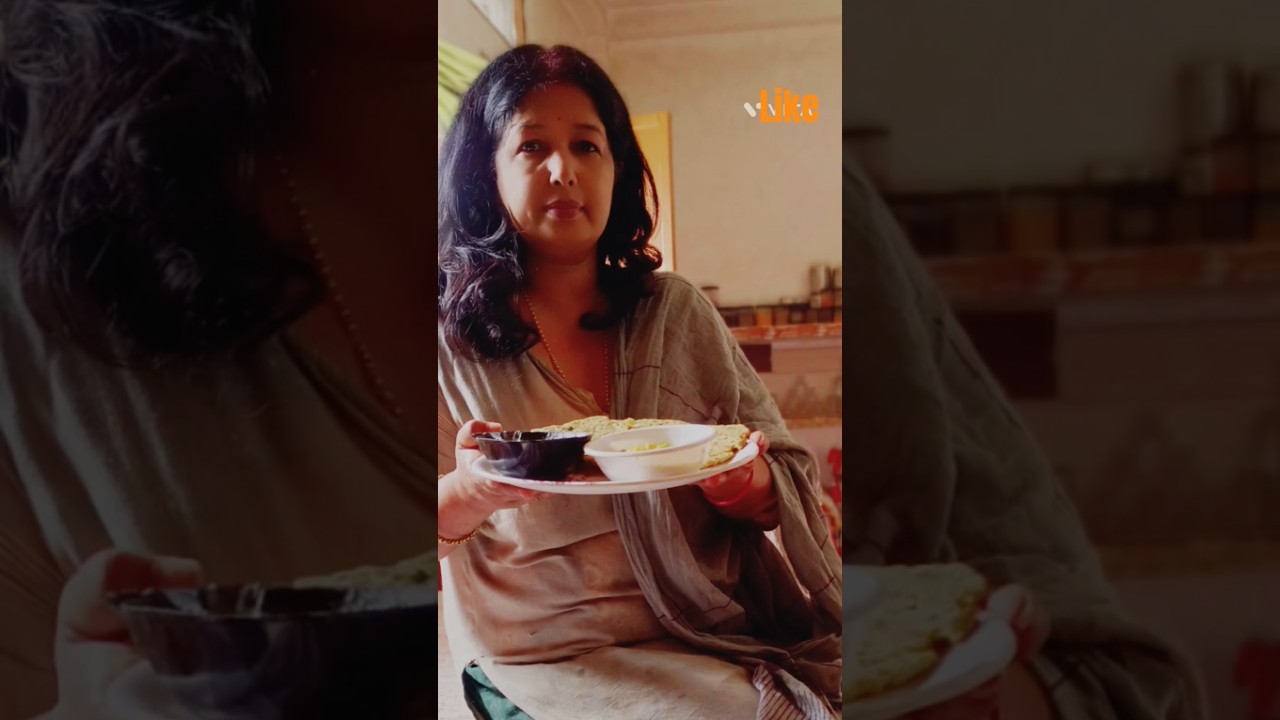 muli Barfi paratha aur ek dum saag #new #viralshort #poonam tiwari 🪔 fallow my channel for watching