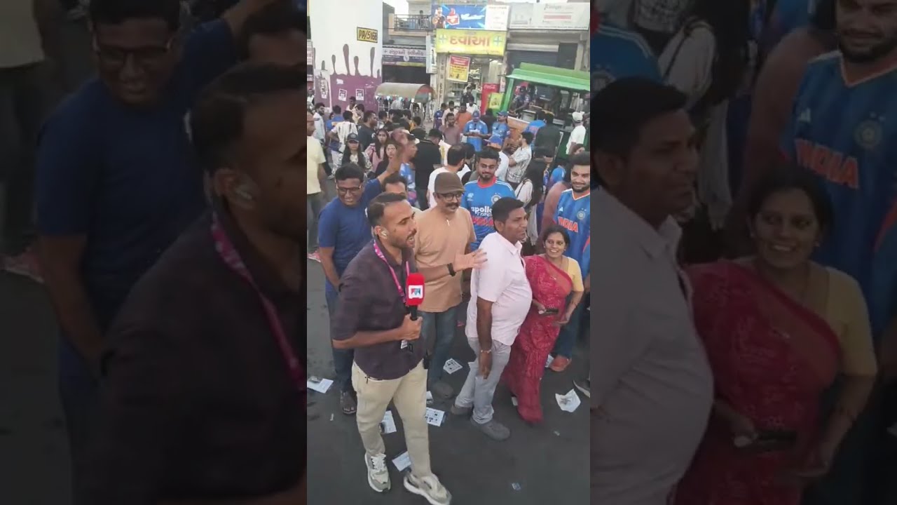 India vs Newzealand Final Live crowd