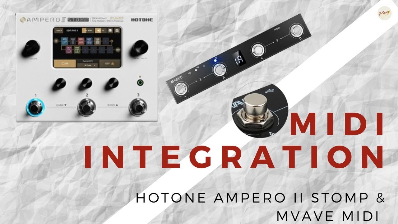 Hotone Ampero MIDI Integration with M Vave MIDI Chocolate | Unlocking Ultimate Tone Control