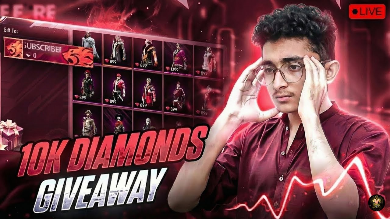 🇵🇰 Free Fire LIVE Pakistan 🔥 | Diamonds Giveaway | Picking Subscriber IDs | Death Creation FF