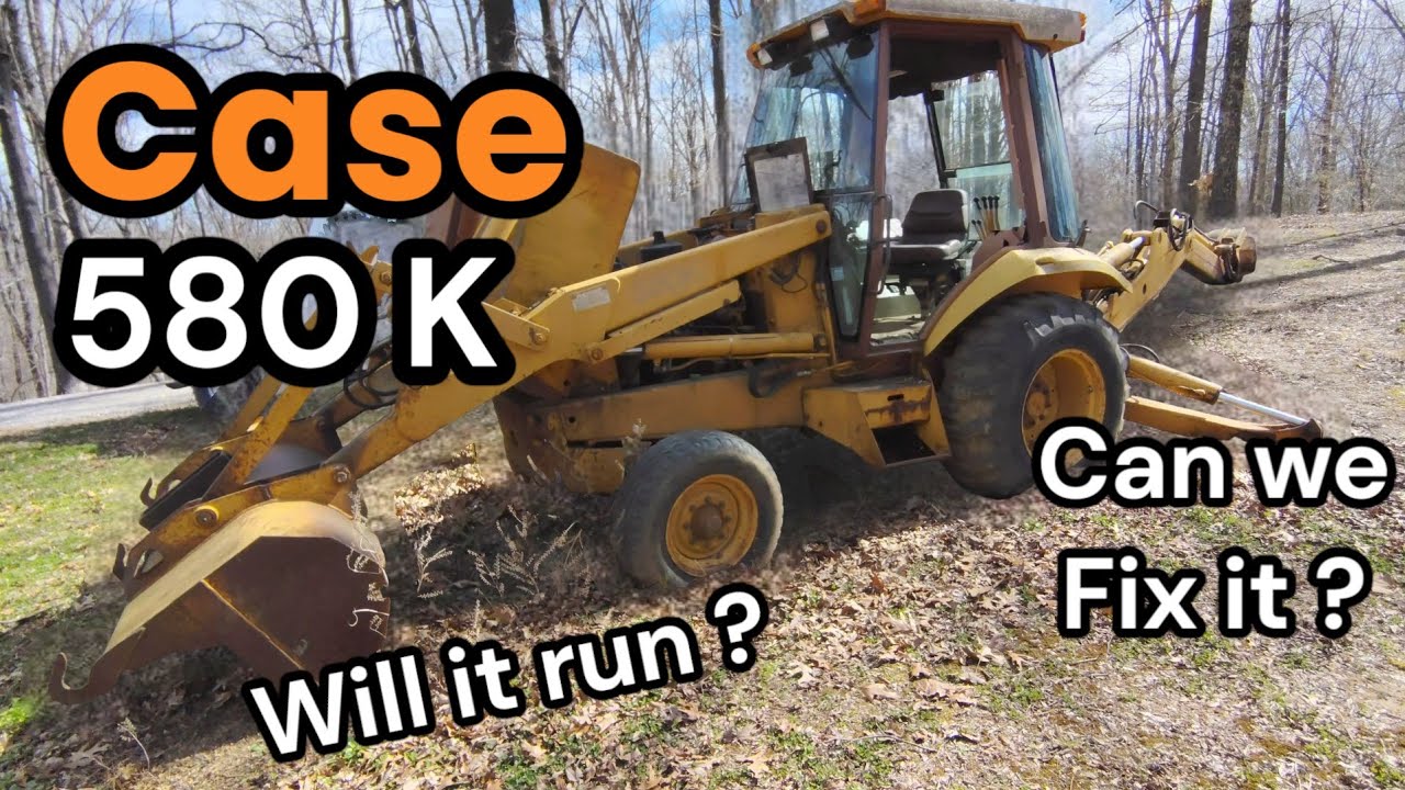 Backhoe resurrection part 1 - Case 580 k