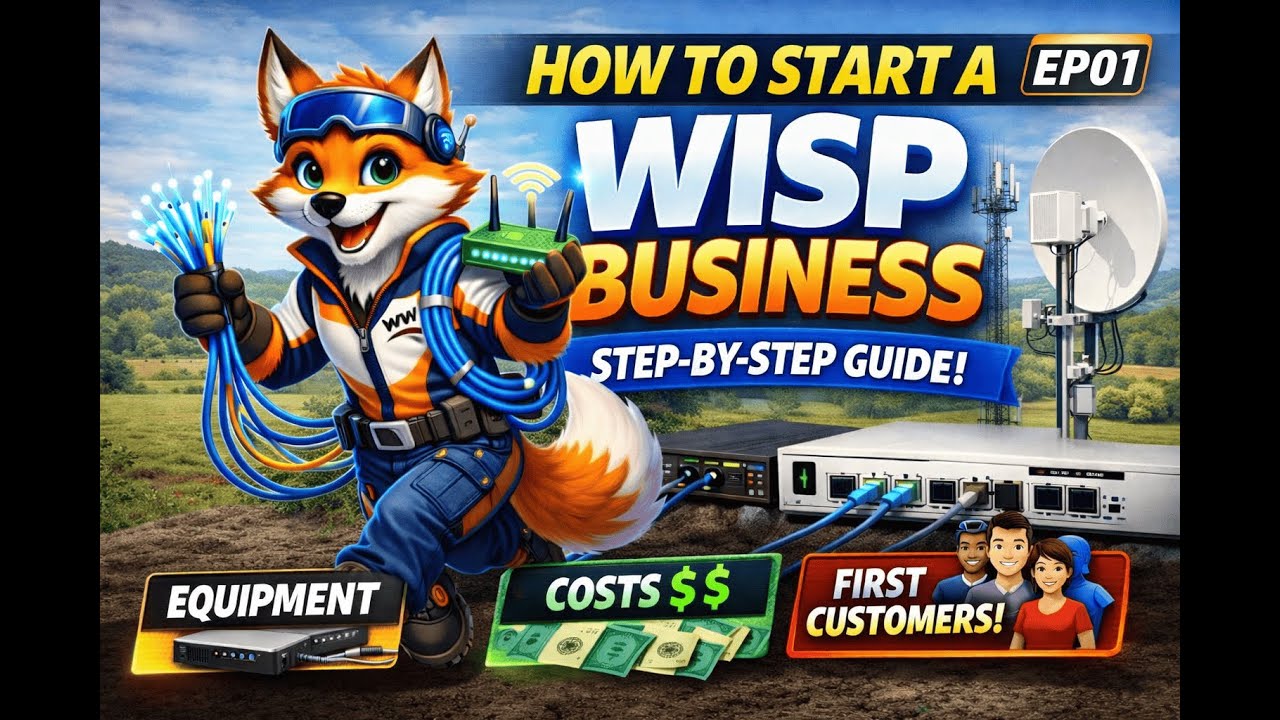 Start Your Own Internet Provider (WISP)/(FISP) | From Zero to First Customer EP01