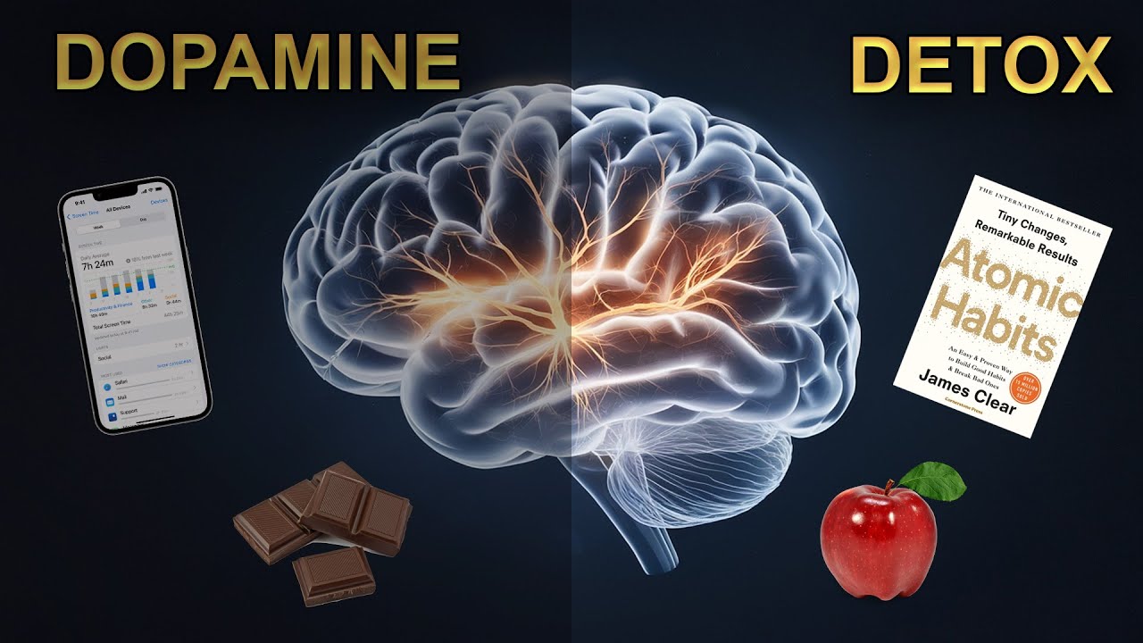 How to TRICK Your Brain Into Doing HARD Things | Dopamine Detox