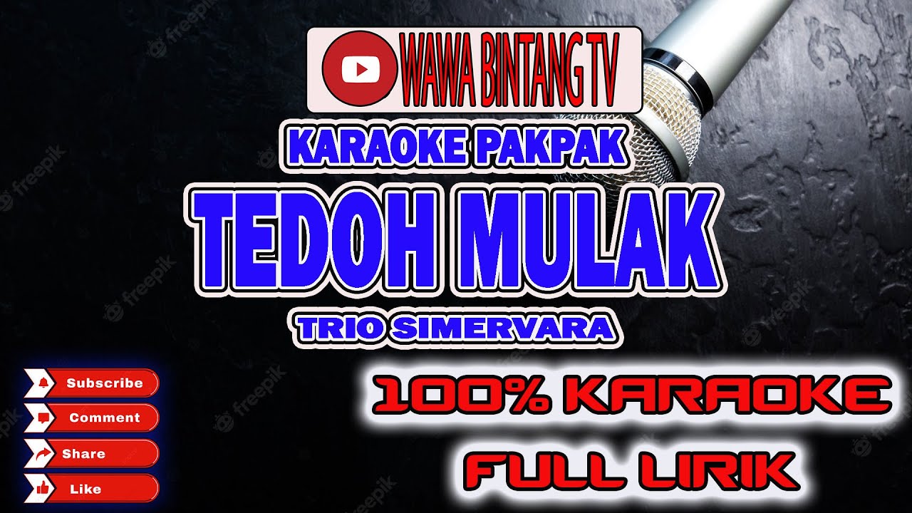 TEDOH MULAK KARAOKE || TRIO SIMERVARA