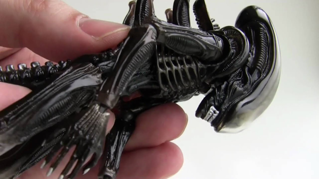 Revoltech Alien movie figure Review Sci-Fi No.001 リボルテック エイリアン in HD