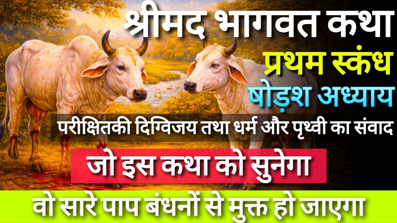 श्रीमद भागवत कथा प्रथम स्कंध षोड़श अध्याय | Srimad Bhagavatam | Canto 1 Chapter 16 @gyanvistar