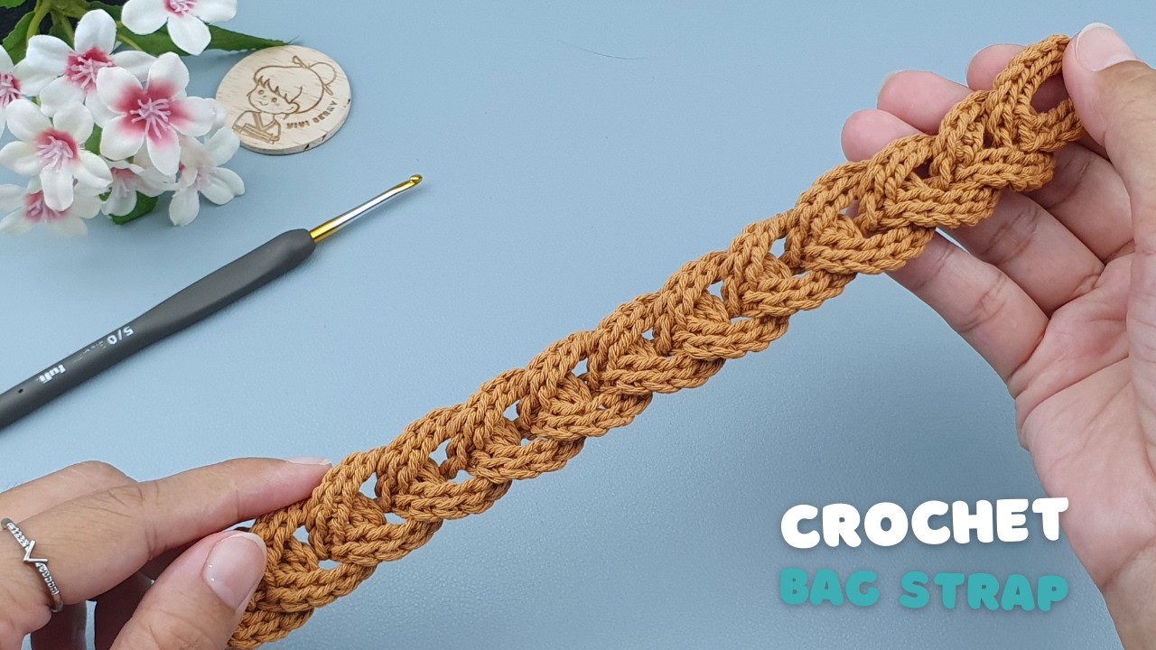 Beautiful Crochet Pattern You can make it for Crochet Headband, Bag Strap or Belt