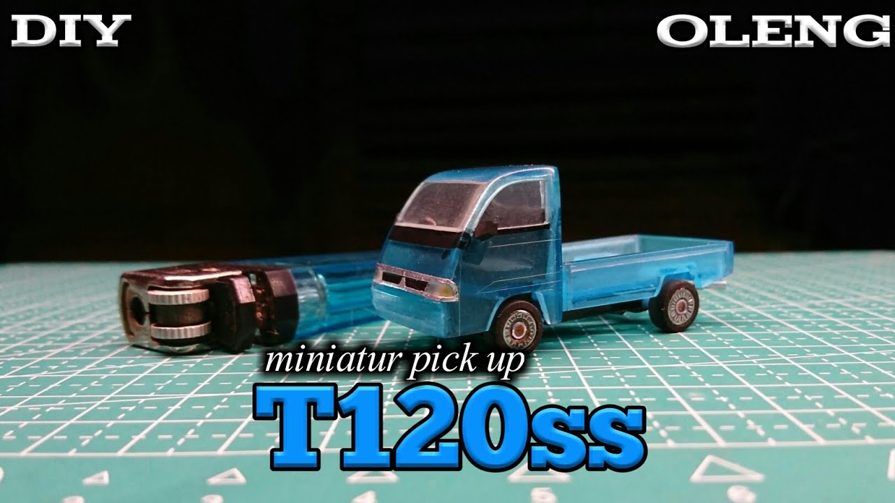 Cara membuat pick up t120ss dari korek gas
