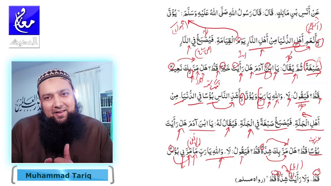 Hadees 129 - 132 Grammar and Tarjuma Urdu Kitab Ul Iman Maarif Ul Hadees معارف الحدیث - کتاب الایمان