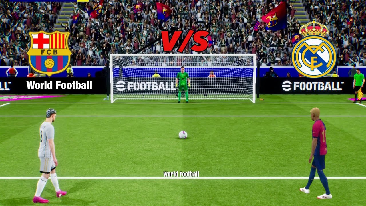 Penalty Shootout, Real Madrid vs FC Barcelona | FCB vs RMA - Super Copa Final Highlights 