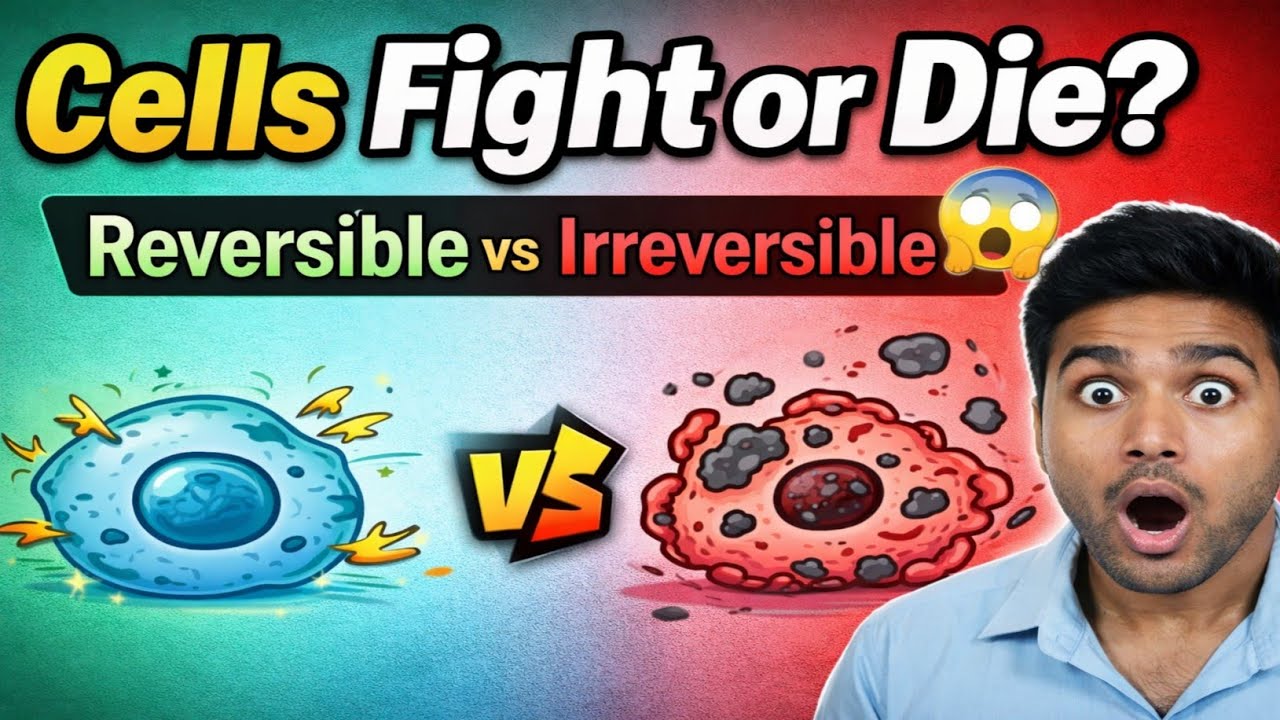 BPharm 1st year | Pathophysiology •Cell Injury, Reversible: Irreversible, Positive & Negative 