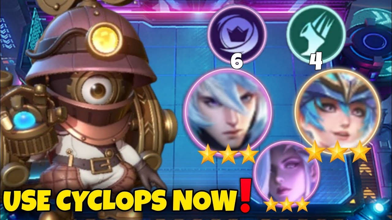 FAST 3 STAR STRATEGY USING CYCLOPS MCGG | Magic Chess gogo 