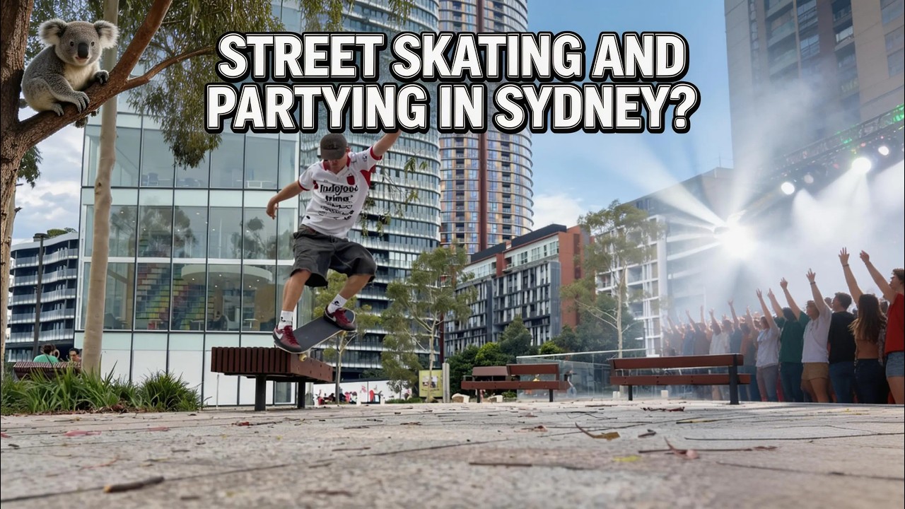 STREET SKATING AND PARTYING IN SYDNEY?