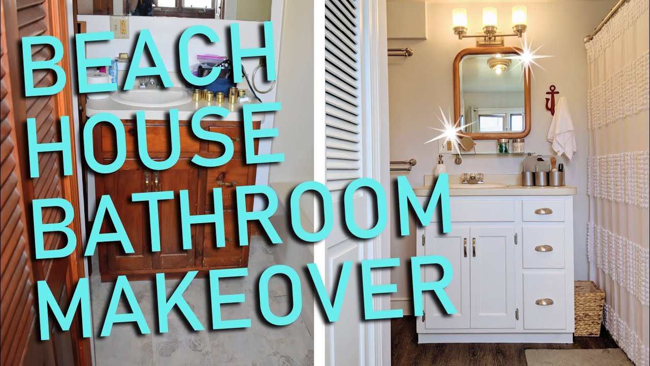 Beach House Bathroom Makeover