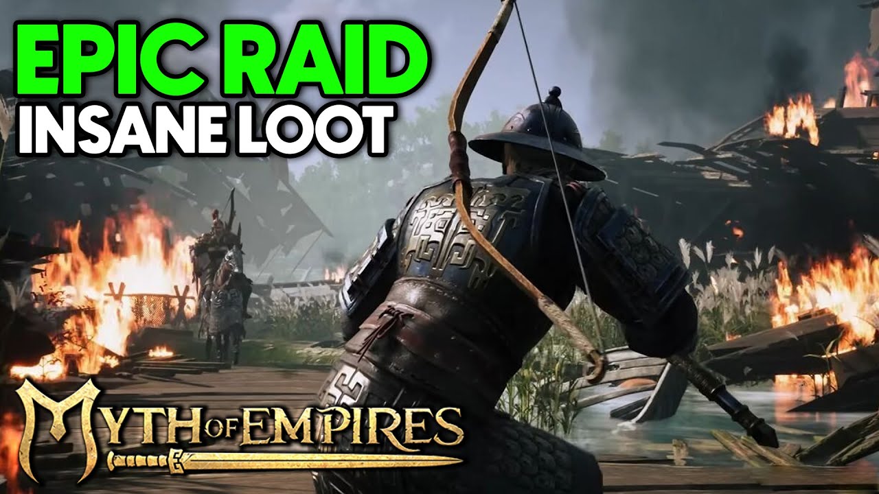Massive Russian Base Raid for Epic Loot - Myth of Empires Jade Era PvP