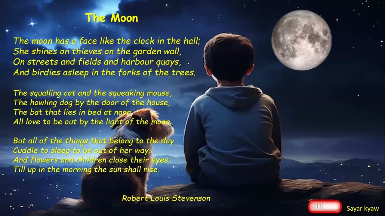 Grade 8 English The Moon (Poem 4)
