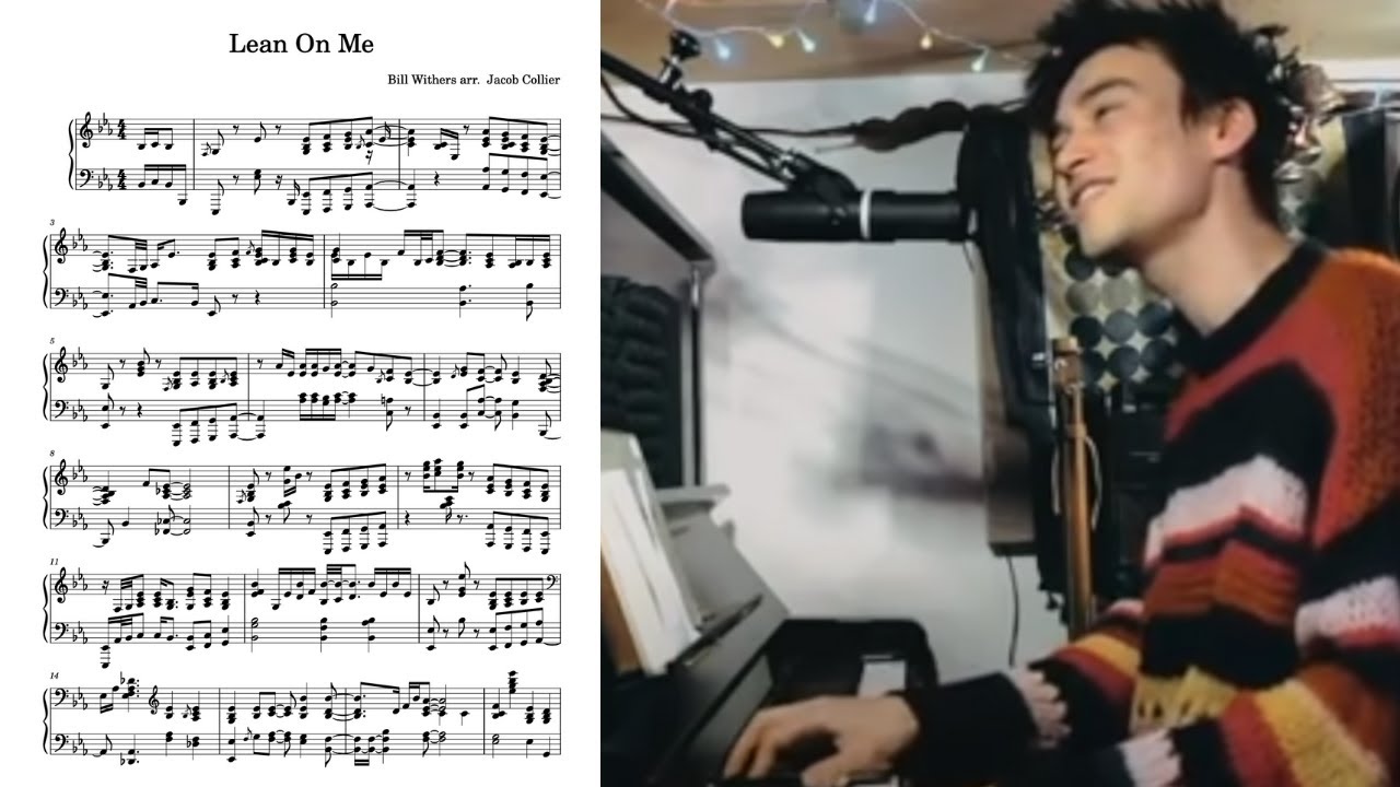 Jacob Collier - Lean On Me (Transcription)