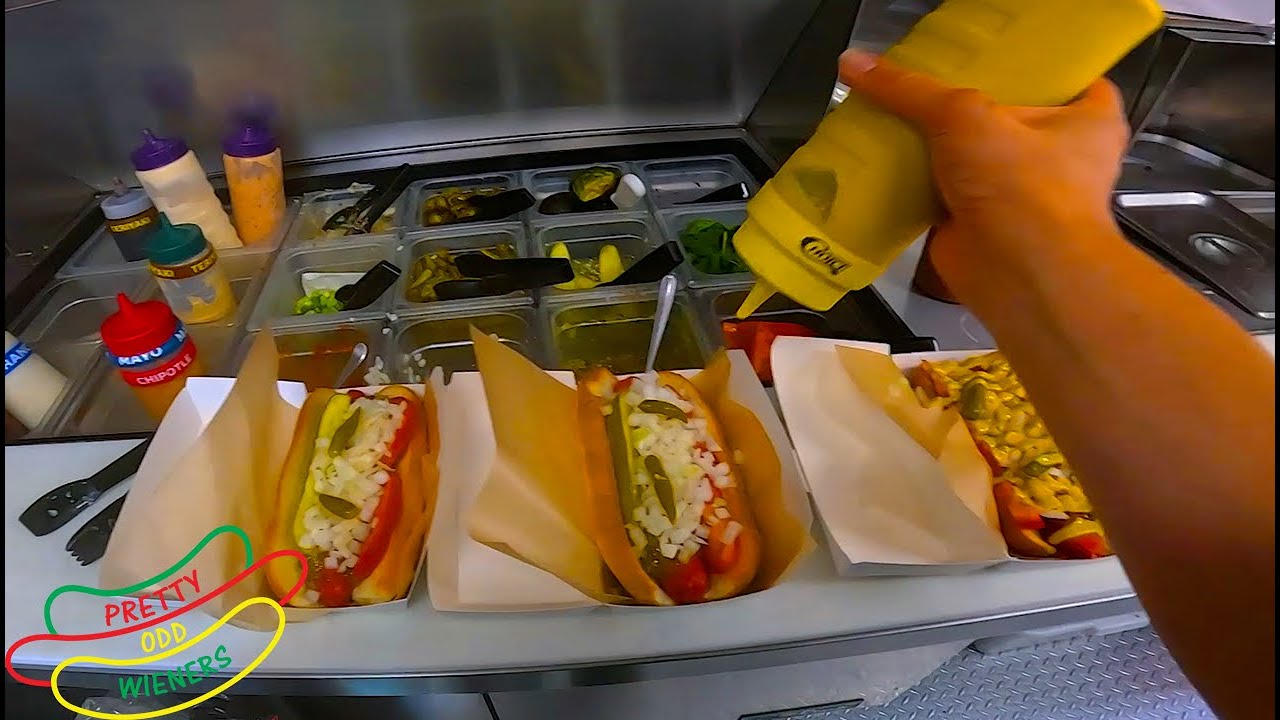 Food Truck Cooking | Chicago Hot Dogs
