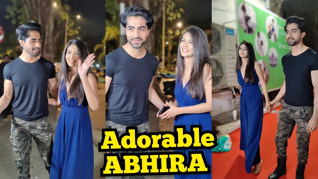 Harshad Chopda Cute Moments with Pranali Rathod | Abhira  Looking Very Beautiful off Screen aslo