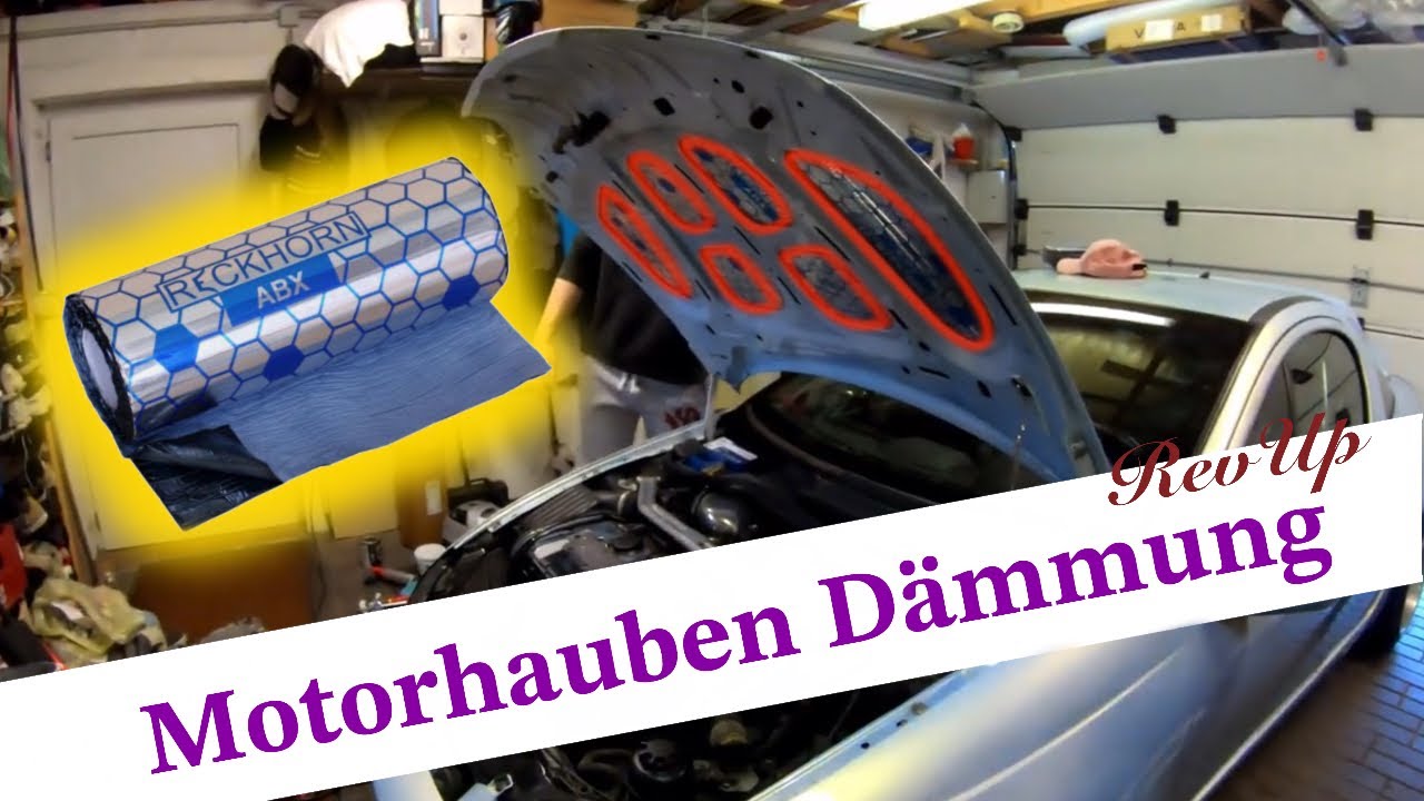 Motorhauben D&auml;mmung mit Alubutyl von Reckhorn #RevUp #Reckhorn #Alubutyl #D&auml;mmung #automobile