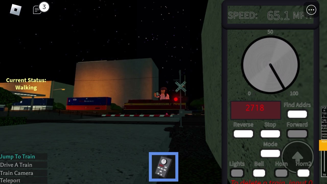 Springfield Street (night) Railroad Crossing, Miami Gardens, FL (ft. Safetran Hybrid Bell)