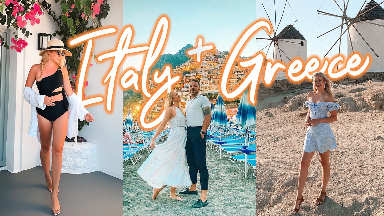 ITALY & GREECE HONEYMOON VLOG | AMALFI COAST, SANTORINI, PAROS, MYKONOS, VENICE
