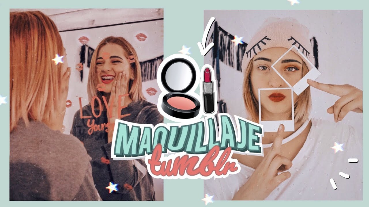 MAQUILLAJE PARA FOTOS TUMBLR I fotos en casa sola