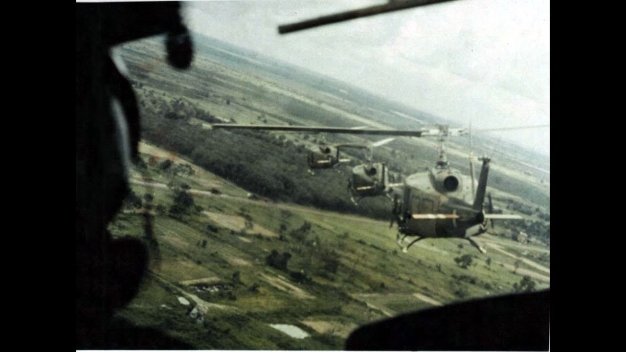 Vietnam War Helicopter Attack Outfit (Combat Footage)