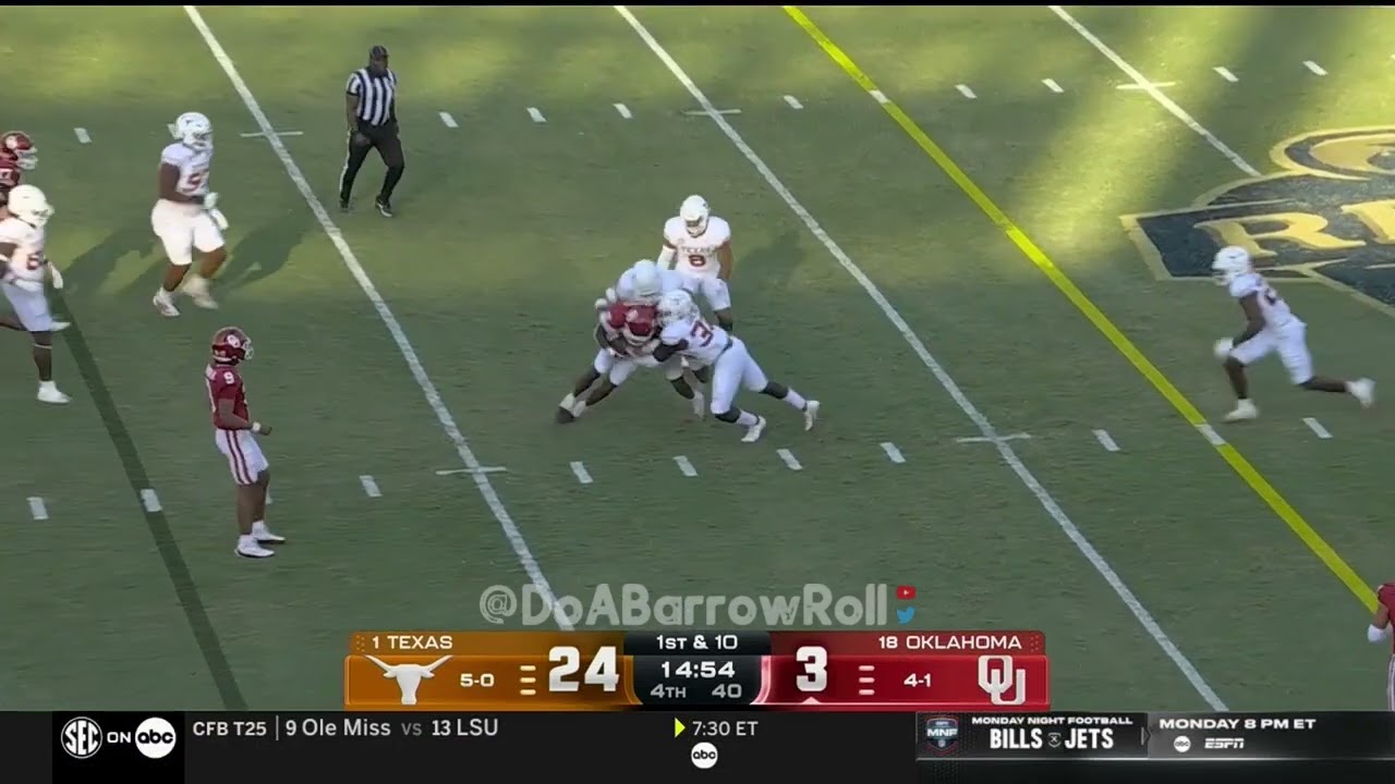 Oklahoma OL/Offense vs Texas Defense (2024)