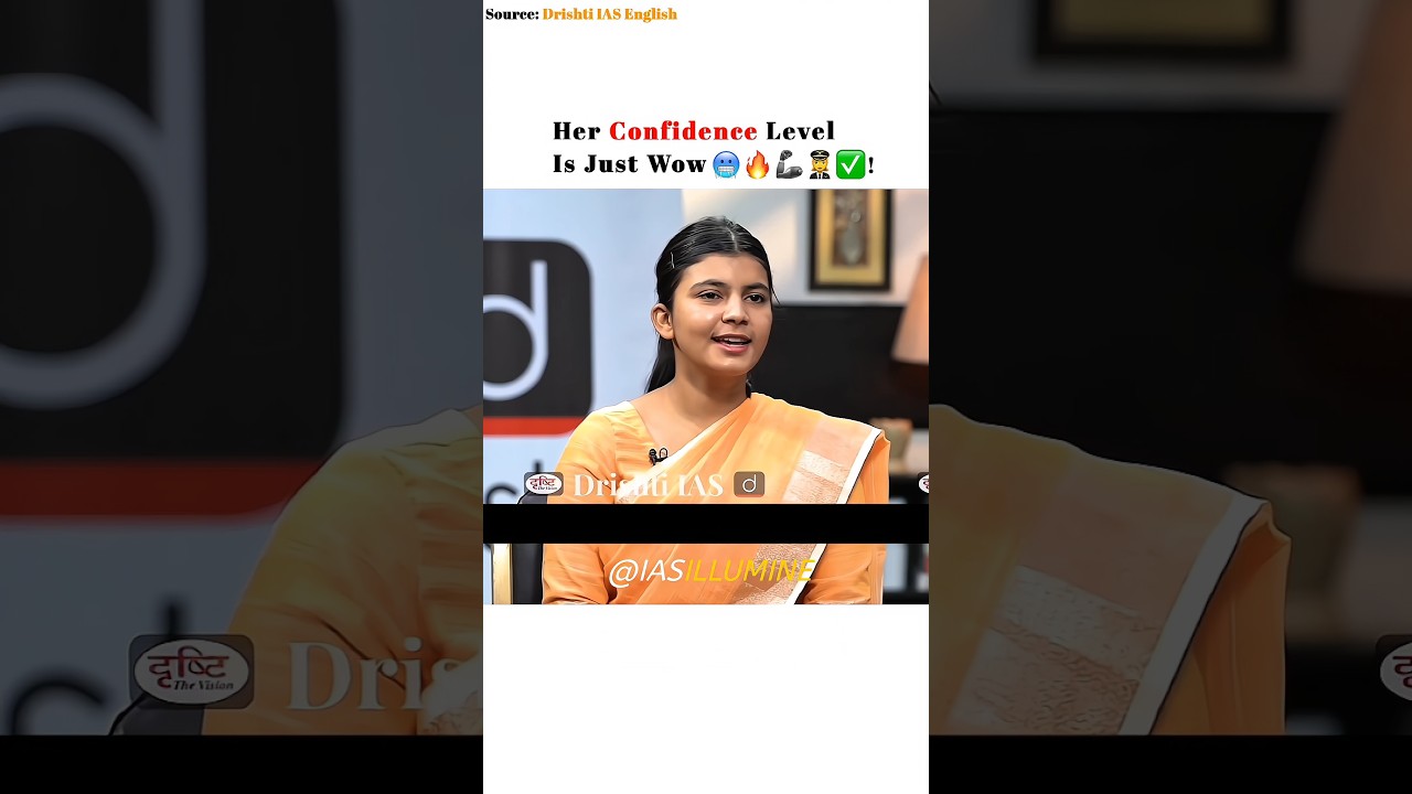 Her Confidence 🔥 Disha Srivastava 👩&zwj;✈️ | Upsc Interview