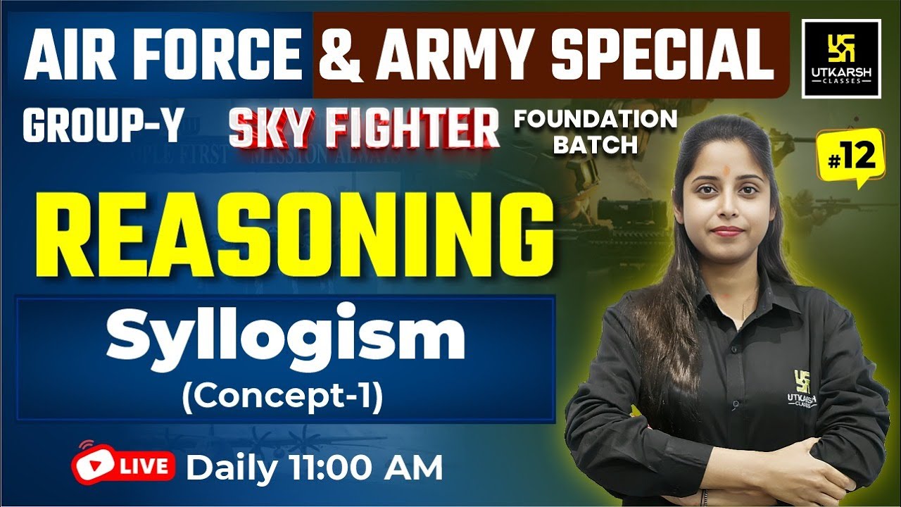 Air Force Y Group Reasoning | Army Reasoning Practice Set | REASONING Live Class | Priya Mam
