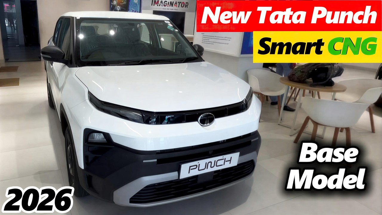 “₹6.69 Lakh में Middle Class के लिए Best Car😍”2026 New Tata Punch Smart CNG Base Model🔥