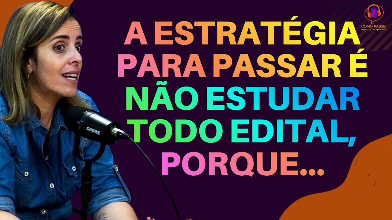Por que não precisamos estudar todo edital para concursos públicos?
