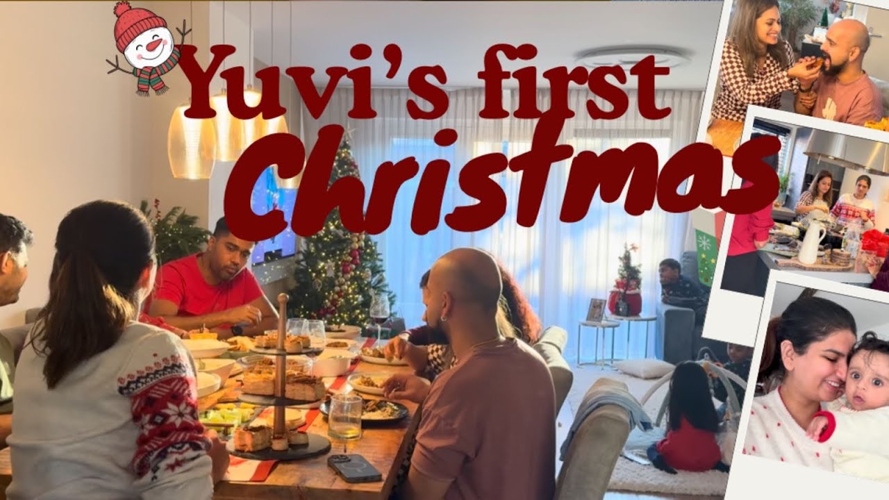 Yuvi’s first Christmas | Celebrating Yuvi’s first Christmas at home | Family get together 