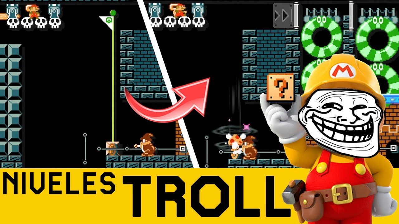 JAPO PILLO QUE SORPRENDE!! 😮- NIVELES TROLL #9 | Super Mario Maker - ZetaSSJ