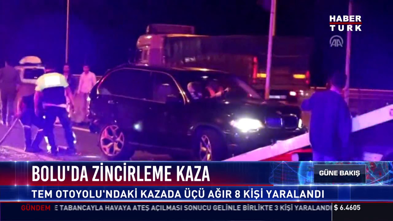 Bolu'da zincirleme kaza