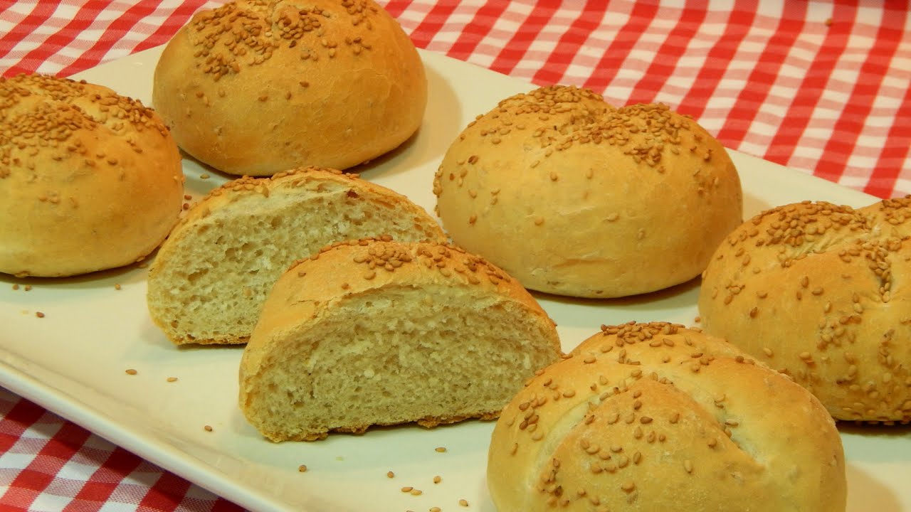 Receta fácil de pan con semillas de sésamo