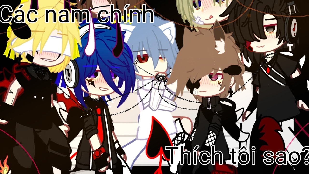 #phimngan: Các nam chính thích tôi sao?! #gacha #gachaclub tập 2 của mn đây:]