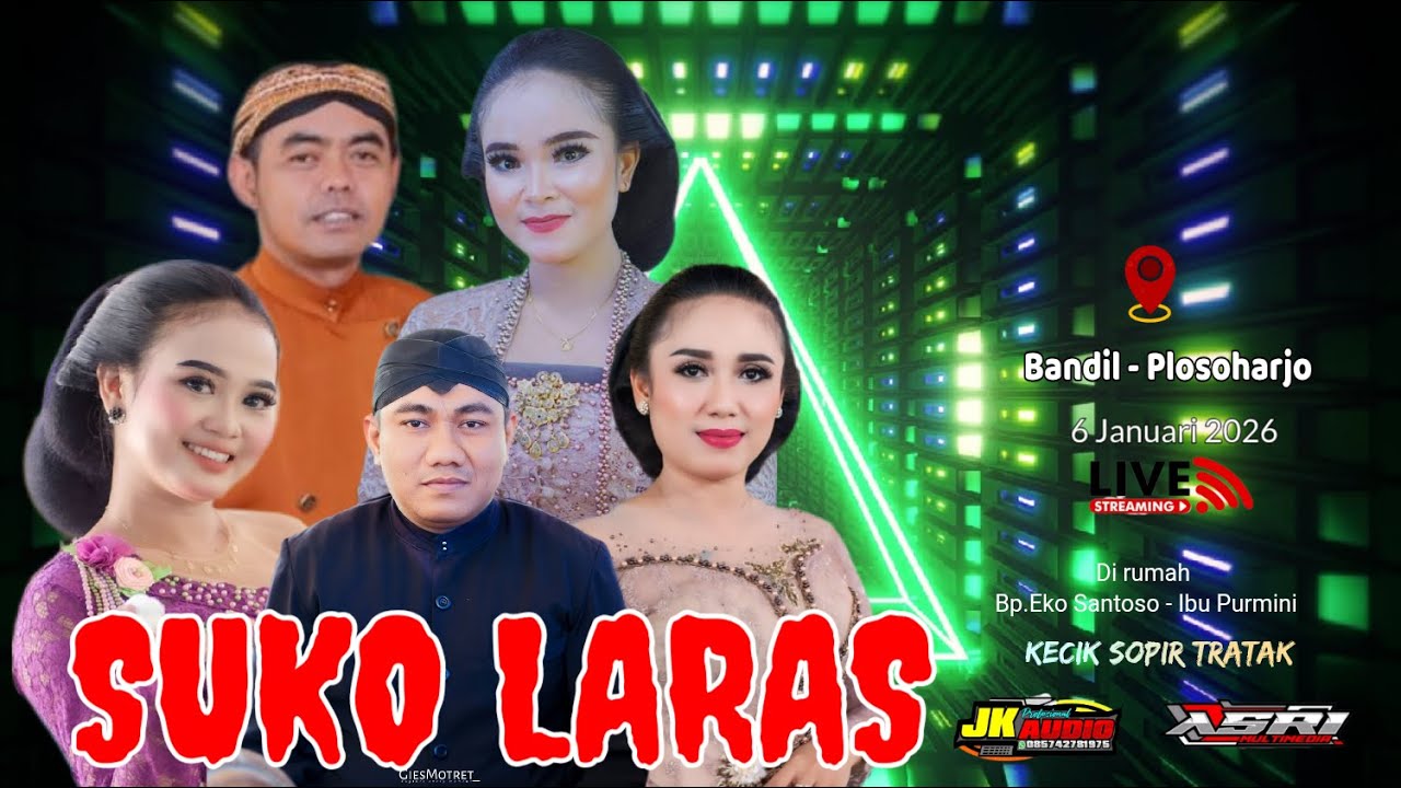 Live SUKO LARAS // JK Audio // Bandil 6 Januari 2026