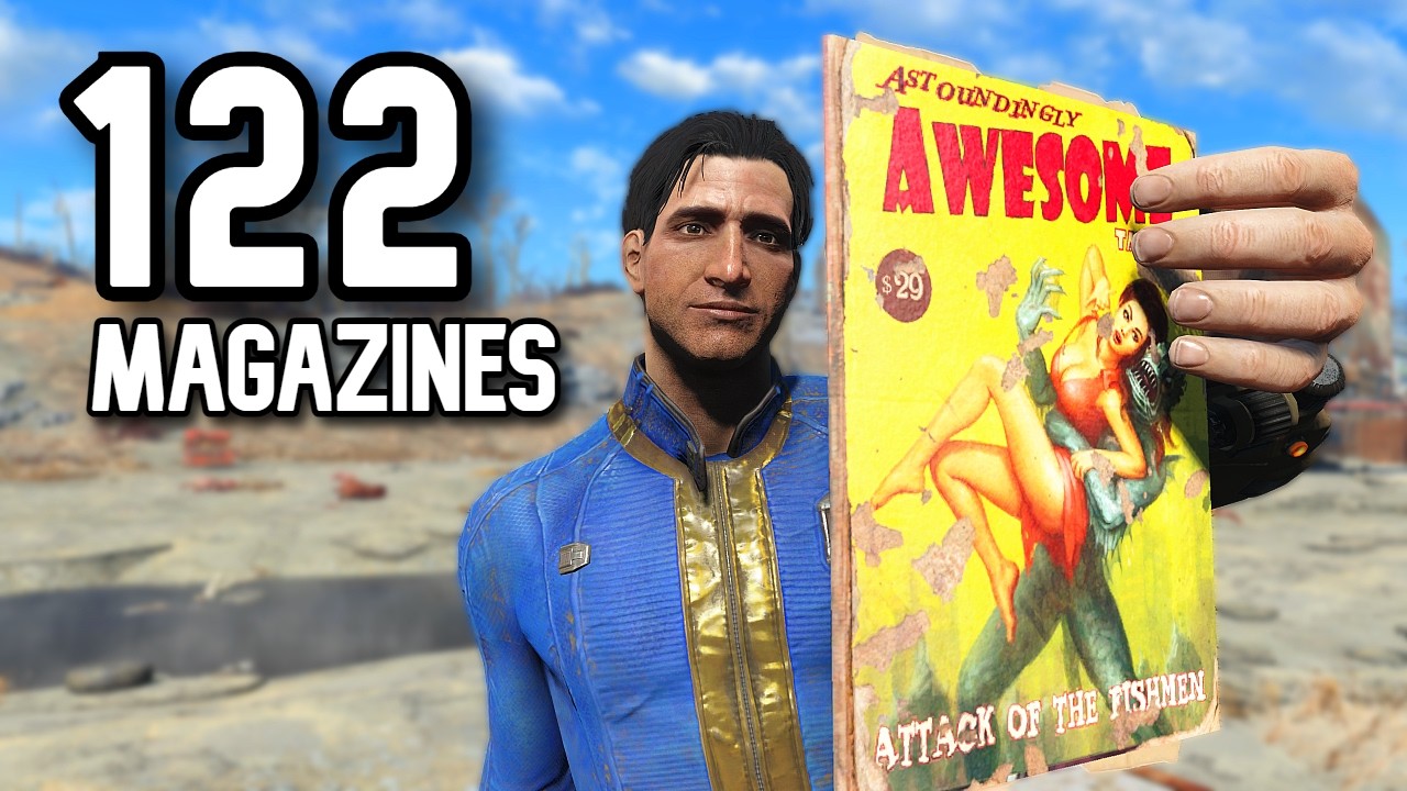 I Collected Every Magazine In Fallout 4 In ONE SITTING