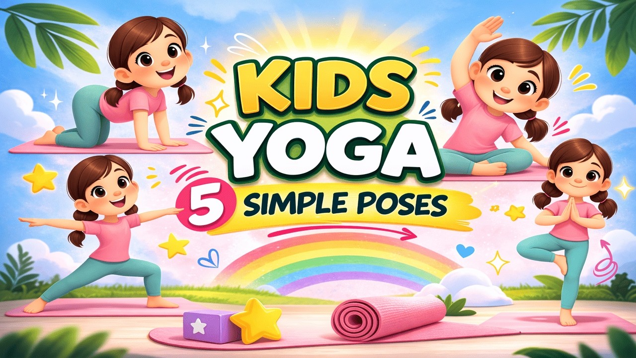 Yoga for Overthinking | Yoga for Children and Kids| Yoga time with Ari