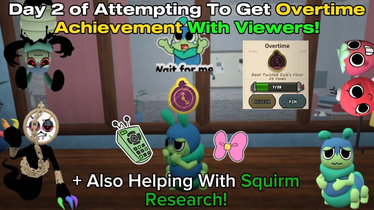 🔴 Getting Overtime Achievement + Helping Viewers Get Twisted Squirm Research LIVE (DAY 2)!! | DW🔴
