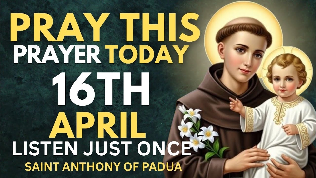 🌹  SAINT ANTHONY OF PADUA, I NEED AN URGENT MIRACLE AND HEALING