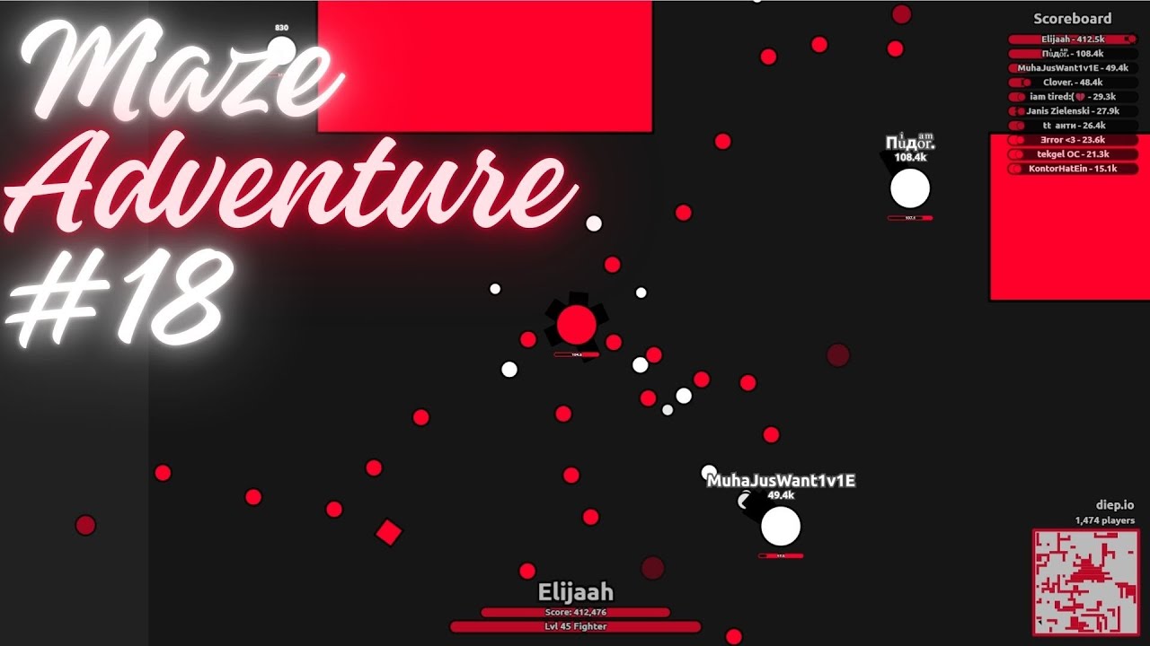 Maze Adventure #18 ! Diep.io #clips