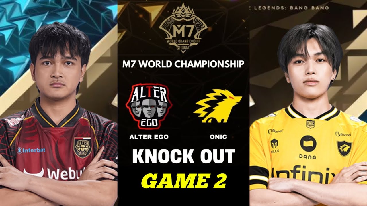 TIM HOKI MEMBUNGKAM SANG RAJA LANGIT | AE VS ONIC GAME 2 | M7 KNOCK OUT STAGE
