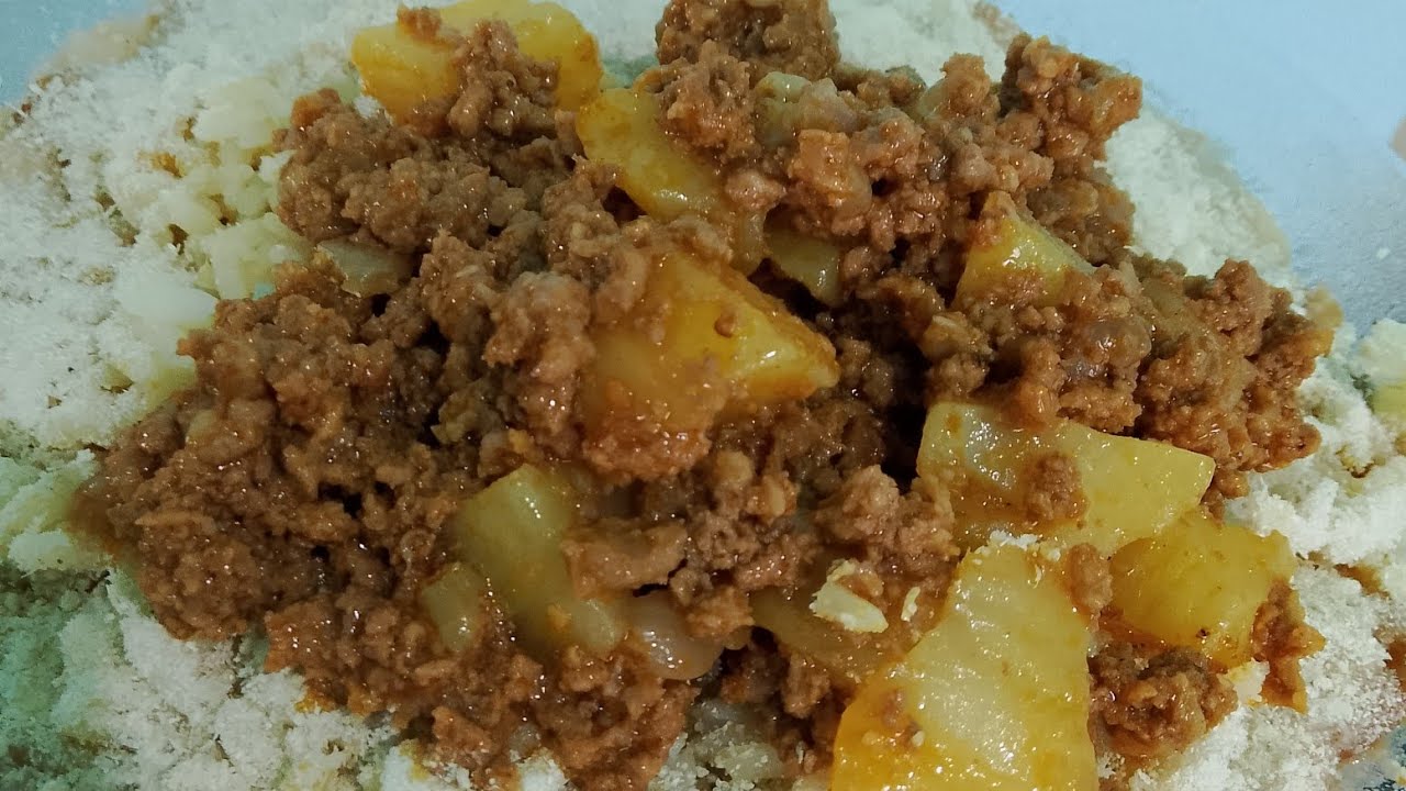 CARNE MOÍDA COM BATATA, ARROZ E FEIJÃO COM LINGUIÇA 😋